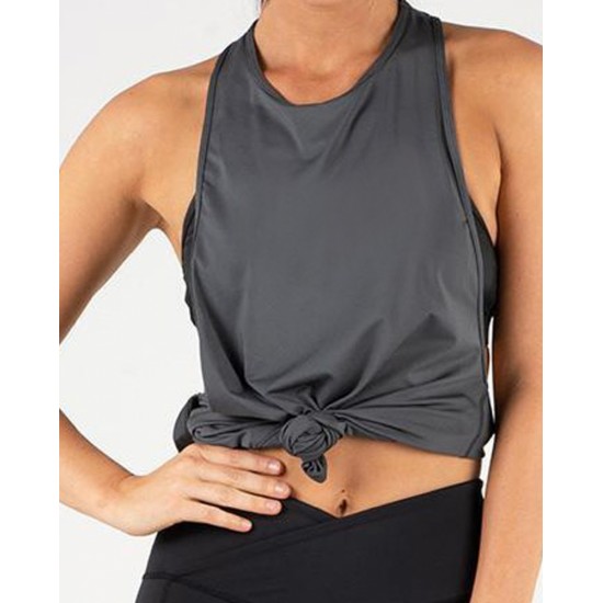 Crop T_shirt sleeve less