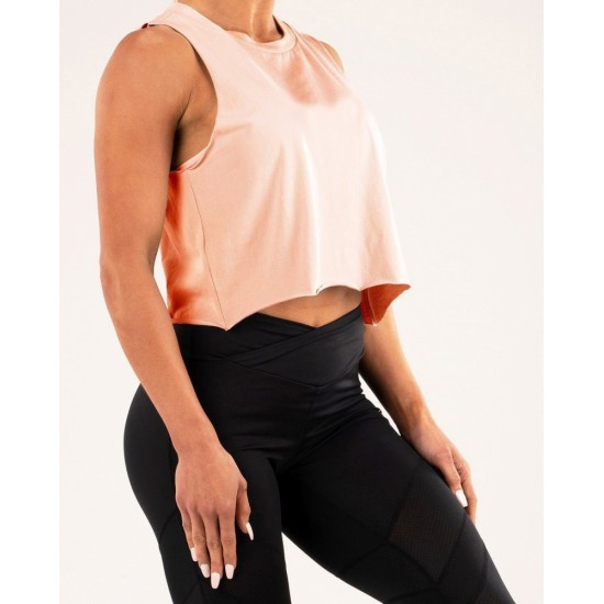 Crop T_shirt sleeve less